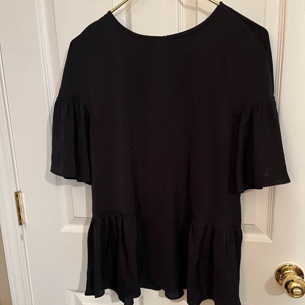 Ann Taylor Black Blouse